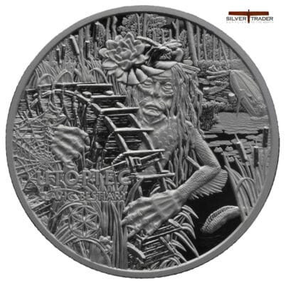 2026 Utopiec Water Spirit 2oz Slavic Bestiary Silver Bullion Coin