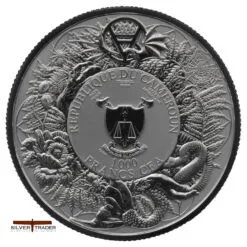 2026 Utopiec Water Spirit 2oz Slavic Bestiary Silver Bullion Coin - Image 2