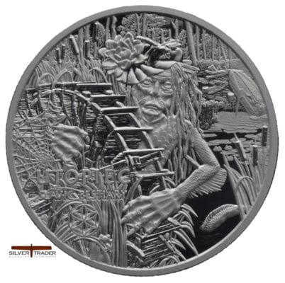 2026 Utopiec Water Spirit Slavic Bestiary 1oz Silver Bullion Coin