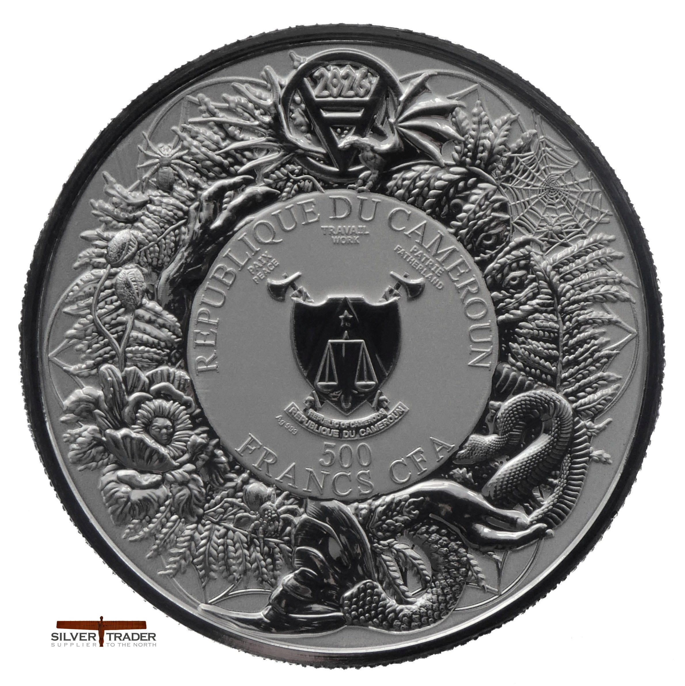 2026 Utopiec Water Spirit Slavic Bestiary 1oz Silver Bullion Coin - Image 2