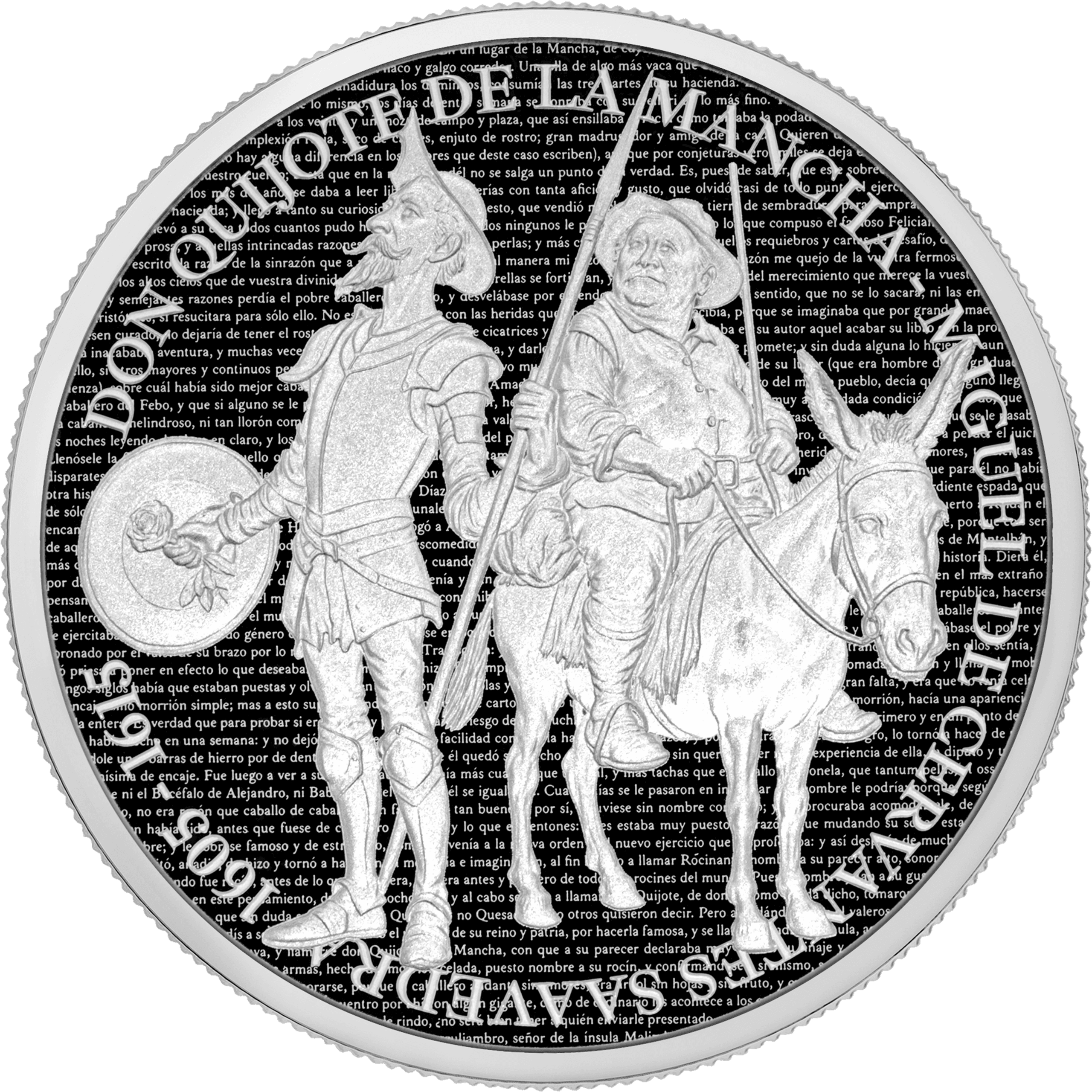 2026 Don Quijote De La Mancha 1oz silver Bullion Proof