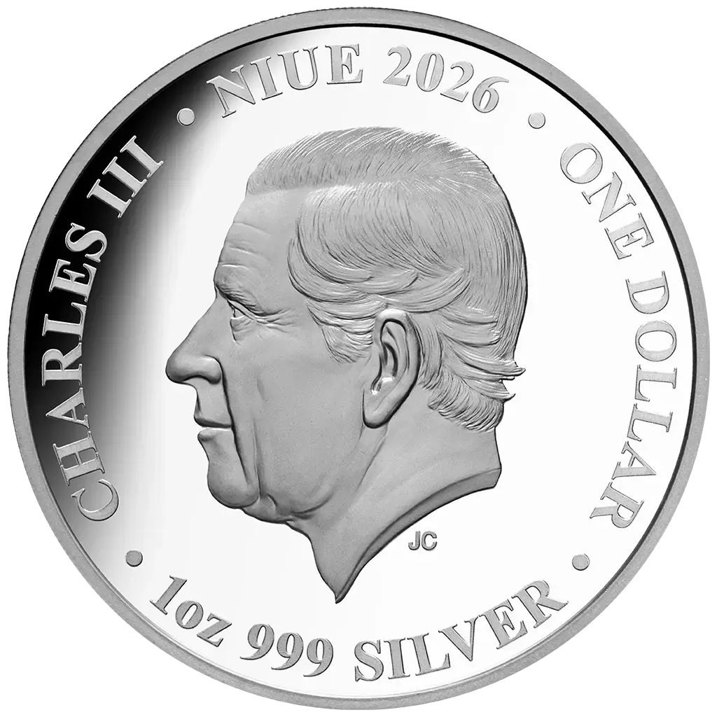 2026 Unicorn Heraldic Beasts Rose Gold 1oz Silver Bullion Proof - Image 4