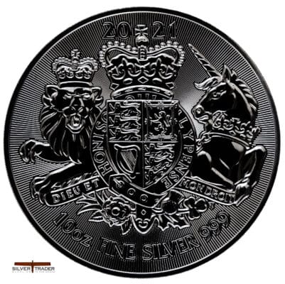 2021 Royal Coat of Arms 10oz Silver Bullion Coin