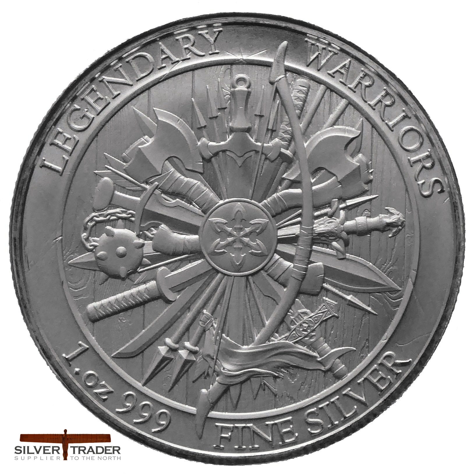 2026 William Wallace Legendary Warriors 1oz Silver Bullion Round - Image 2