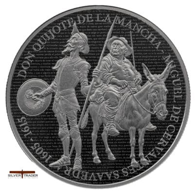 2026 Don Quijote De La Mancha 1oz silver Bullion Proof