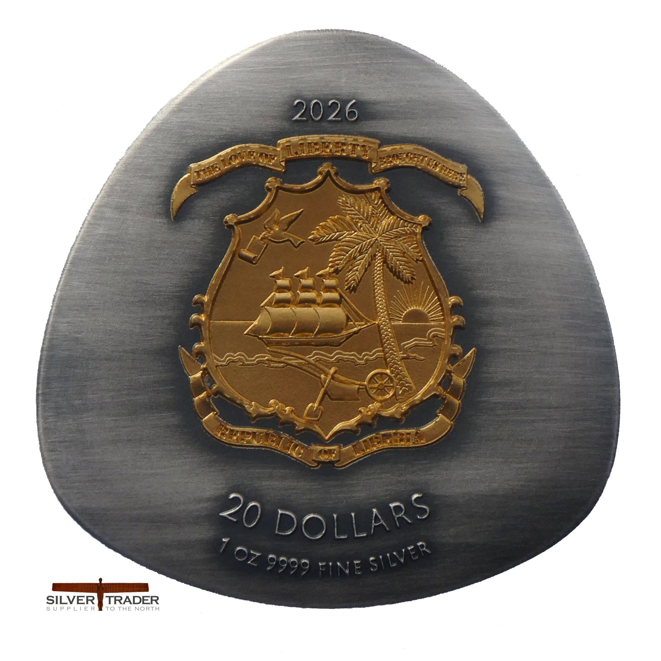 2026 Mobius Strip Ants Gilded UHR 1oz Silver Bullion Proof