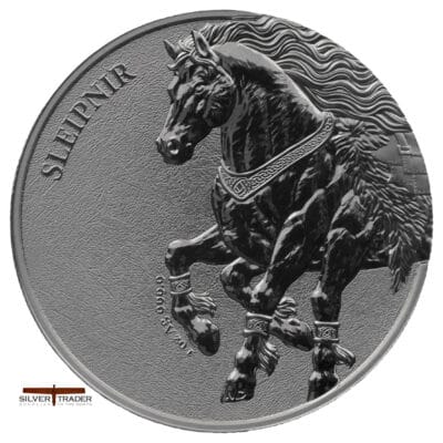 2026 Sleipnir Germania Beasts 1oz Silver Bullion Round