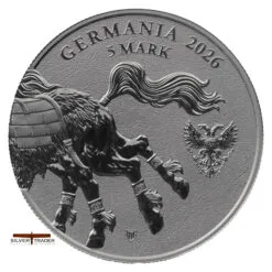 2026 Sleipnir Germania Beasts 1oz Silver Bullion Round