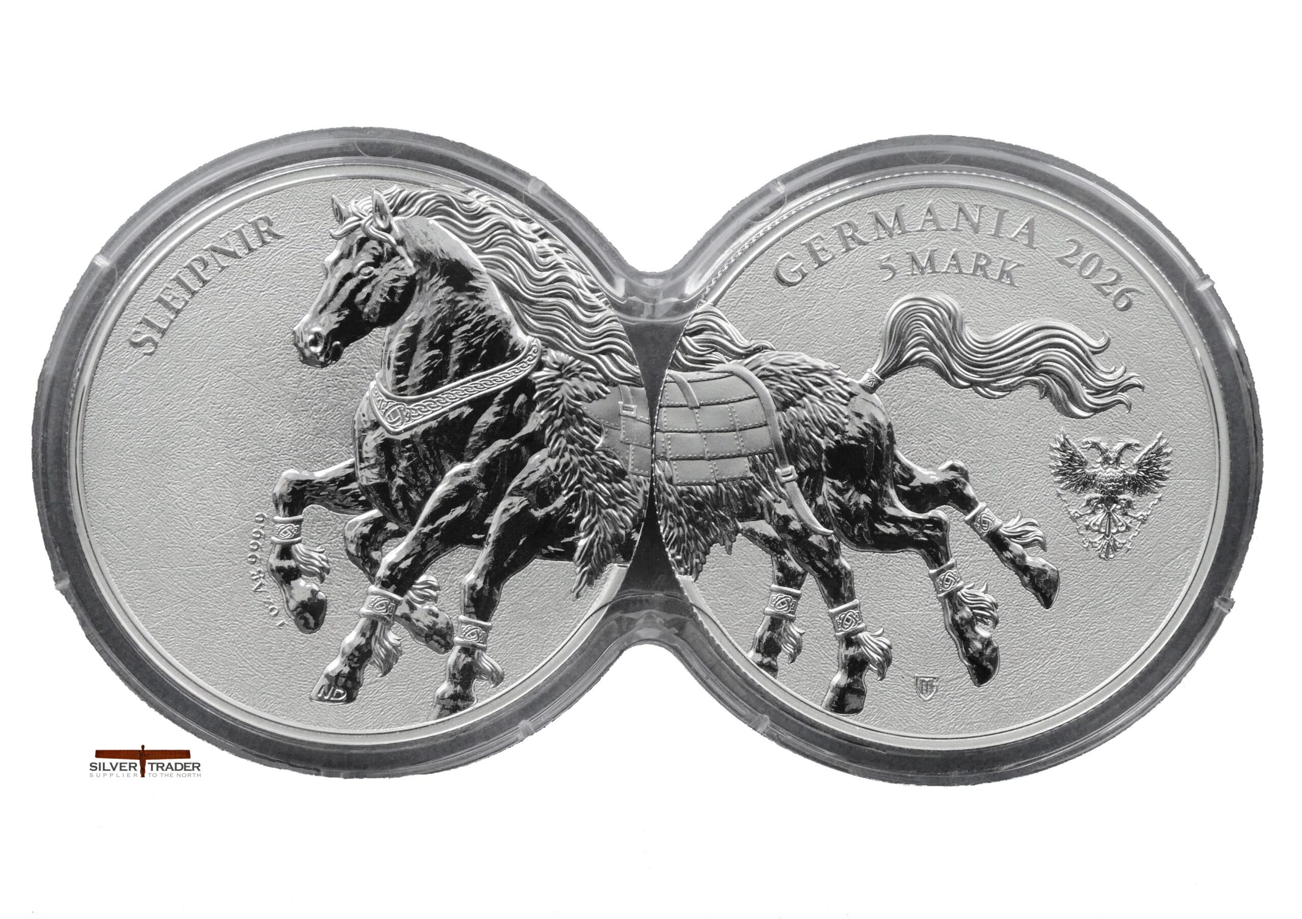 2026 Sleipnir Germania Beasts Dbl 1oz Silver Bullion Rounds