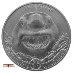 2026 The Shark Worlds Wildlife Congo 1oz Silver Bullion Coin