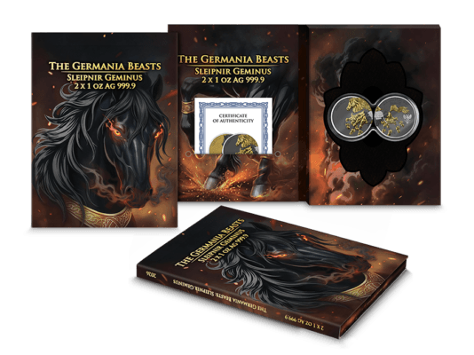 2026 Sleipnir Geminus Germania Beasts 1oz Silver Bullion Rounds