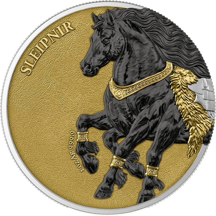 2026 Sleipnir Geminus Germania Beasts 2 x 1oz Silver Bullion Rounds - Image 2