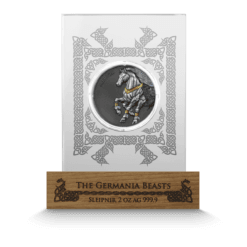 2026 Sleipnir 2oz HR Geminus Germania Beasts Silver Bullion Round