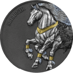 2026 Sleipnir 2oz High Relief Germania Beasts Silver Bullion Round - Image 5