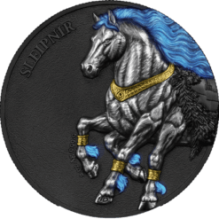 2026 Sleipnir 2oz High Relief Germania Beasts Silver Bullion Round - Image 3