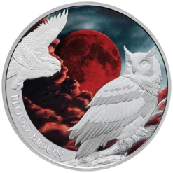 2026 Blood Moon Coloured Perth Mint 1oz Silver Bullion Proof