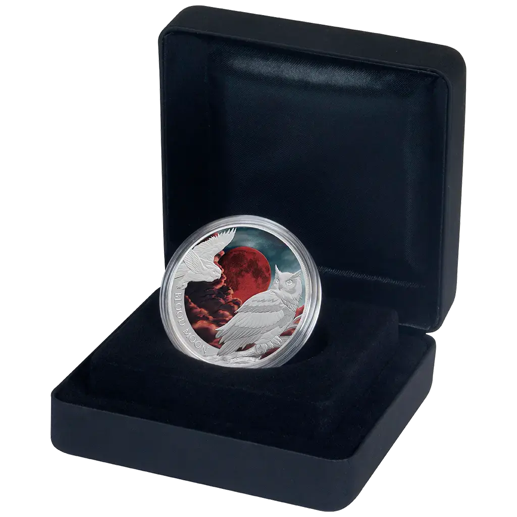 2026 Blood Moon Coloured Perth Mint 1oz Silver Bullion Proof - Image 2