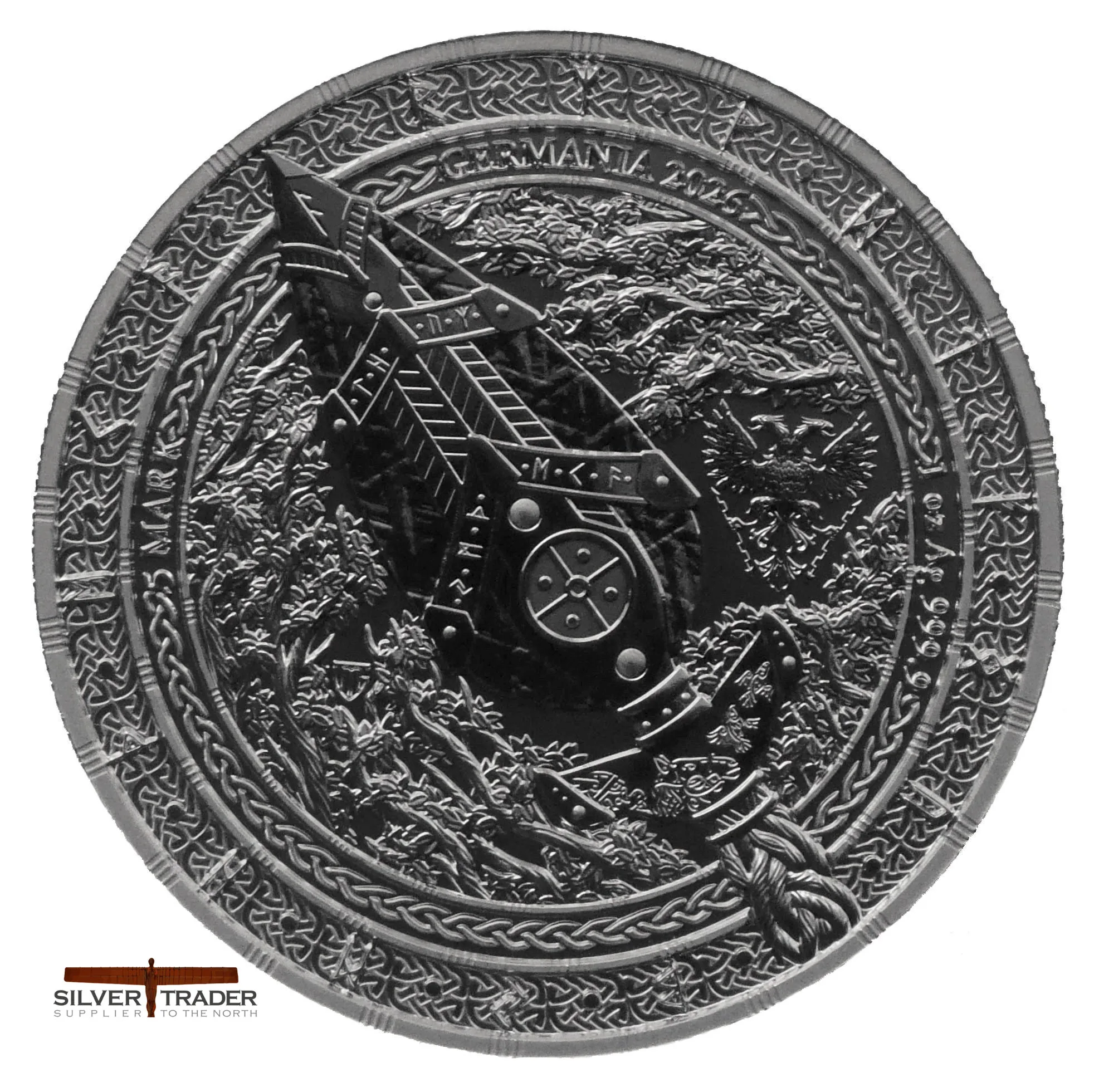 2026 Gungnir Artifacts Germania 1oz Silver Bullion Coin
