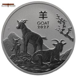 2027 Australian 2oz year of the Goat Silver Bullion Coin