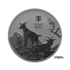 2027 Australian year of the Goat 1/2 ounce Silver Bullion Coin