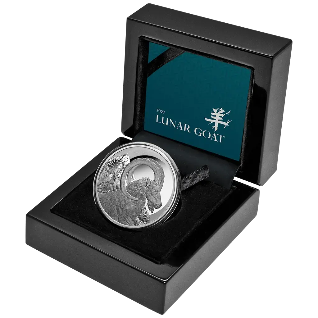 2027 Lunar Year of the Goat 1oz Silver Bullion Proof