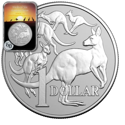 2026 Australian Mob of Six Kangaroo 1oz Silver Bullion Coin