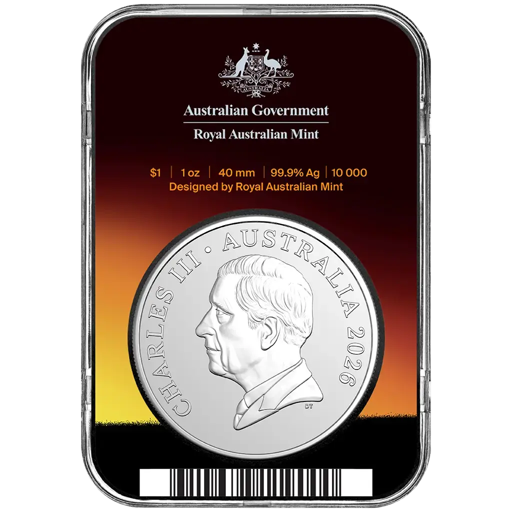2026 Australian Mob of Six Kangaroo 1oz Silver Bullion Coin - Image 4