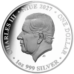 2027 Lunar Year of the Goat 1oz Silver Bullion Proof - Image 3