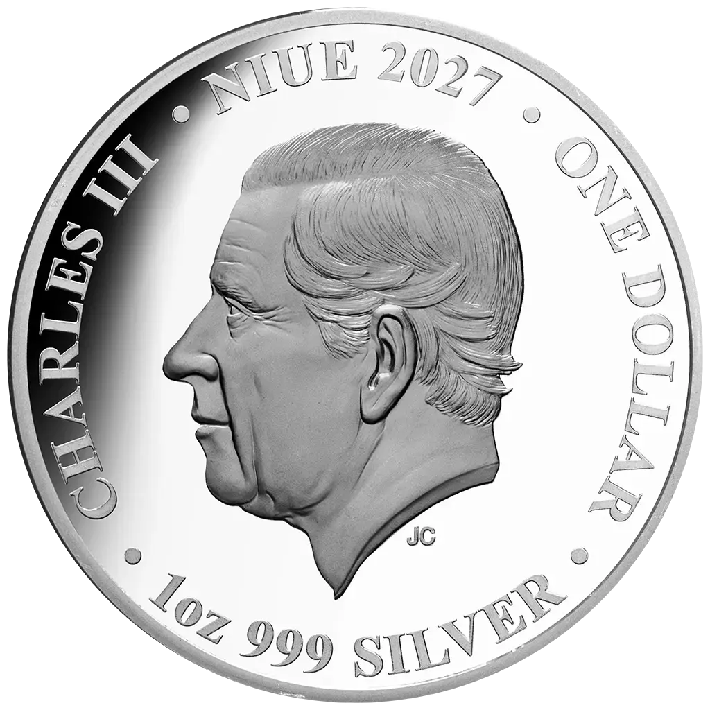 2027 Lunar Year of the Goat 1oz Silver Bullion Proof - Image 3