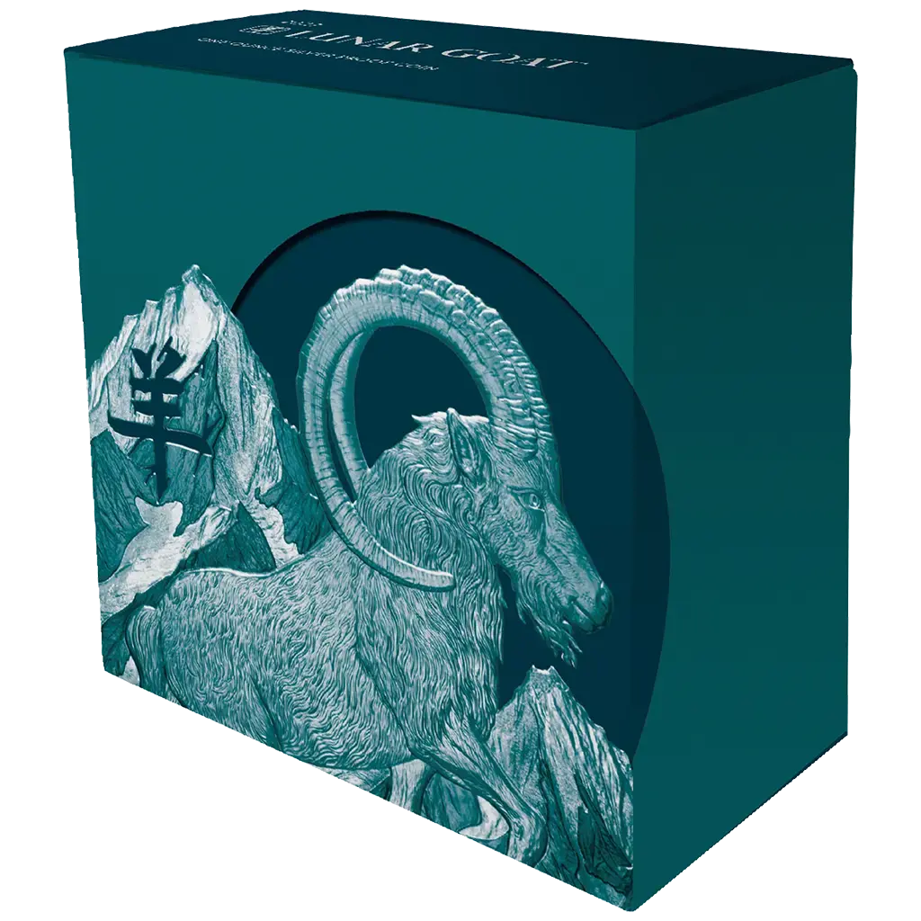 2027 Lunar Year of the Goat 1oz Silver Bullion Proof - Image 5
