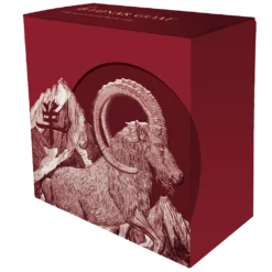 2027 Lunar Year of the Goat Dark Gilded 1oz Silver Bullion Proof - Image 5