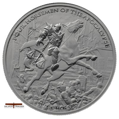 2026 Black Horse Horsemen of the Apocalypse 1oz Bullion Round